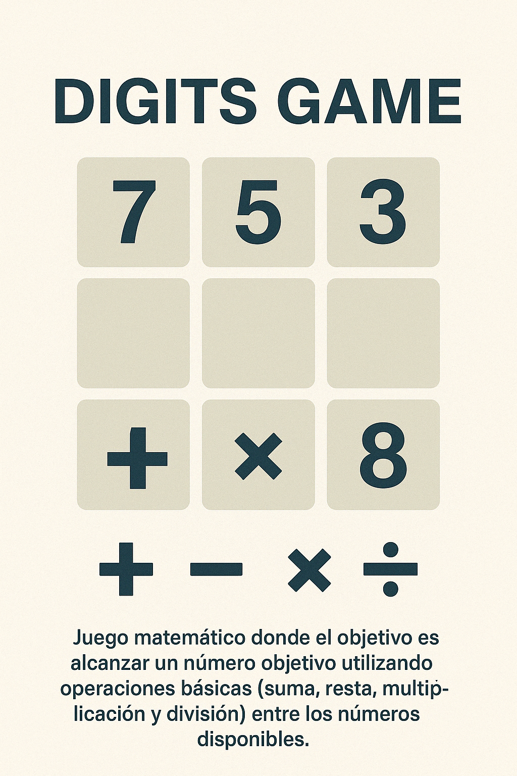 DIGITS GAME