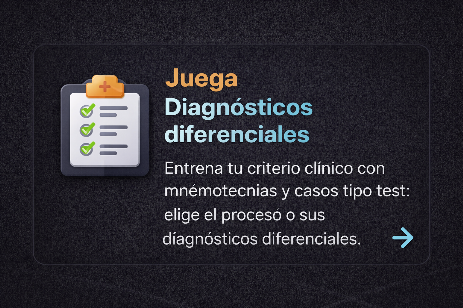 Juego Diagnósticos diferenciales