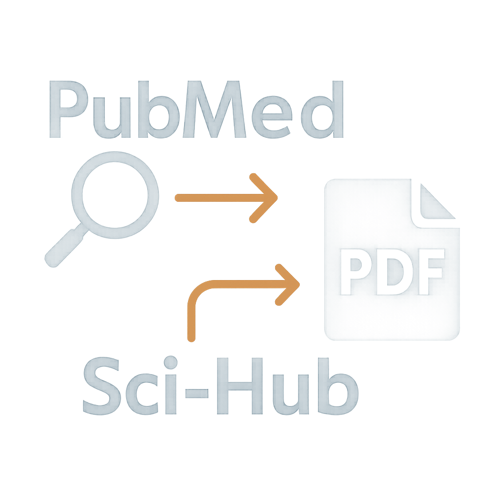 Buscador de PubMed y visor acoplado en Sci-Hub