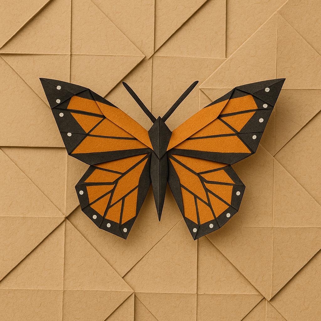 Plantilla para el Plegado de la Mariposa Monarch (Opus 367) (Robert Lang)